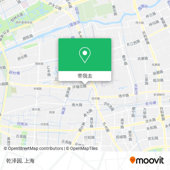 乾泽园地图