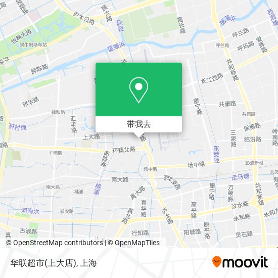 华联超市(上大店)地图