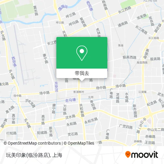 玩美印象(临汾路店)地图