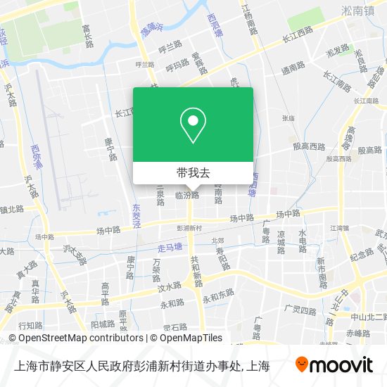 上海市静安区人民政府彭浦新村街道办事处地图