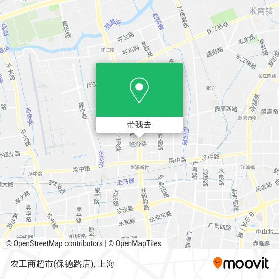农工商超市(保德路店)地图