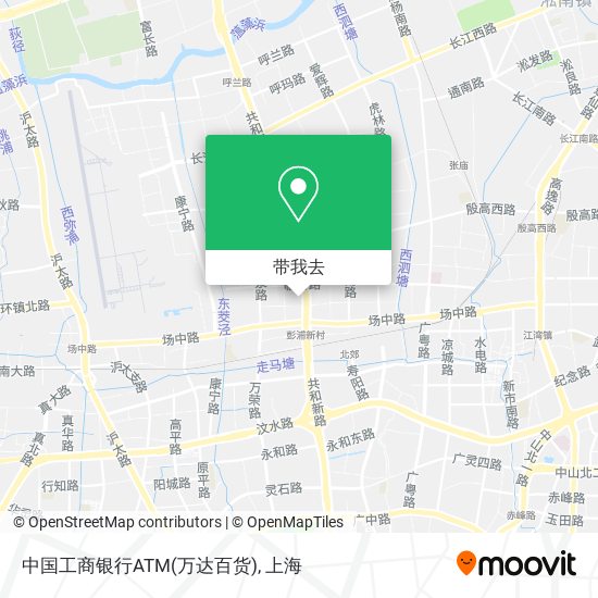 中国工商银行ATM(万达百货)地图