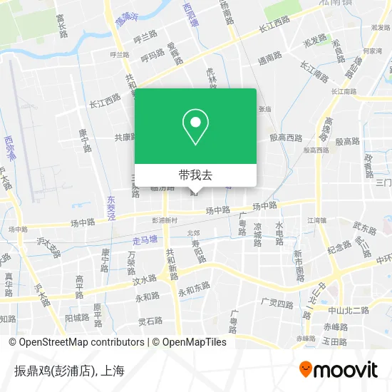 振鼎鸡(彭浦店)地图