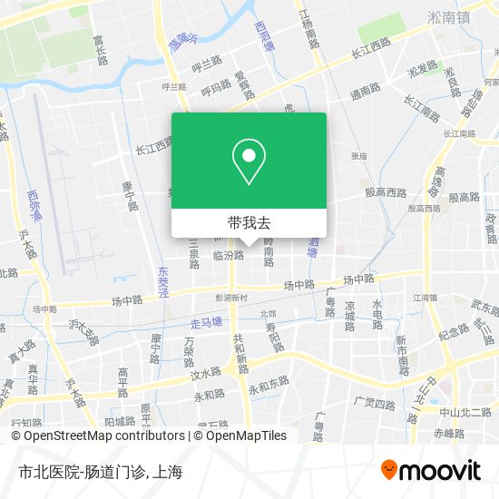 市北医院-肠道门诊地图