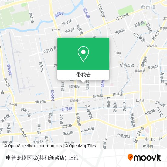 申普宠物医院(共和新路店)地图