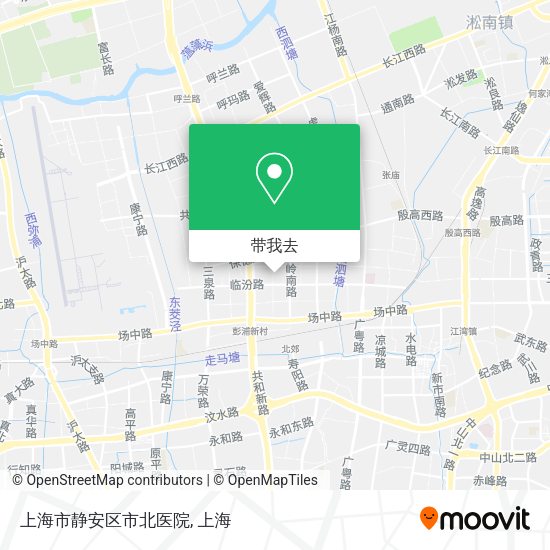 上海市静安区市北医院地图