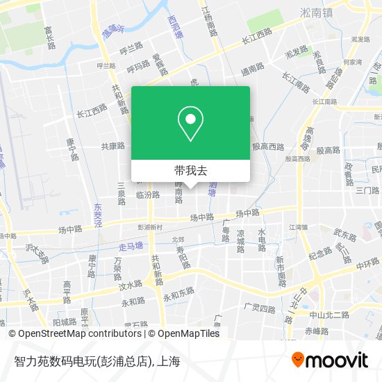 智力苑数码电玩(彭浦总店)地图