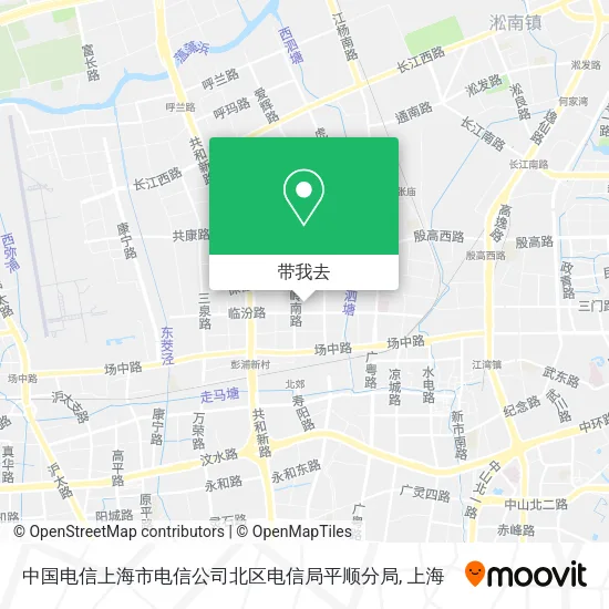 中国电信上海市电信公司北区电信局平顺分局地图