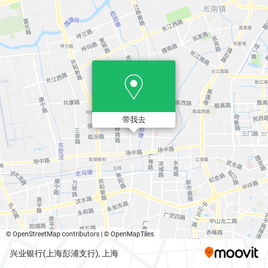 兴业银行(上海彭浦支行)地图