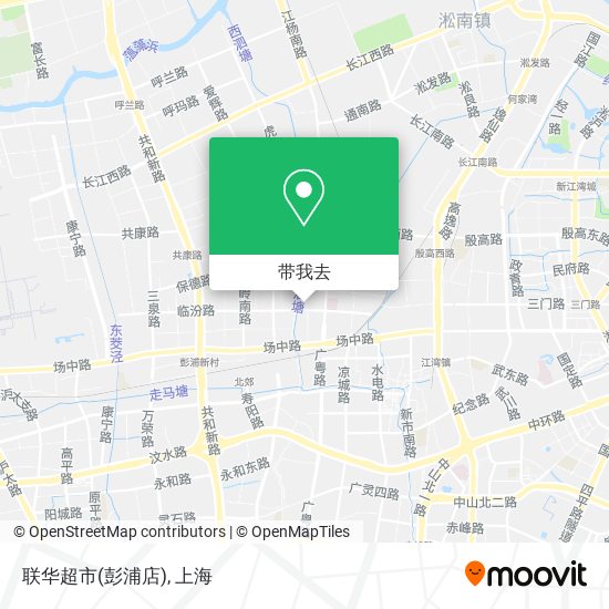 联华超市(彭浦店)地图
