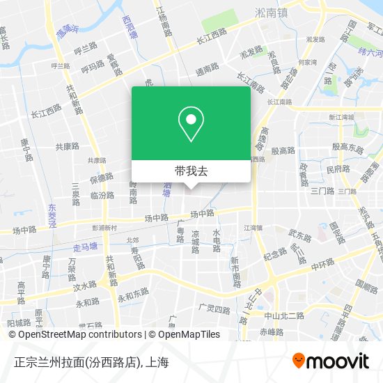 正宗兰州拉面(汾西路店)地图