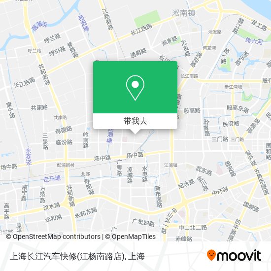 上海长江汽车快修(江杨南路店)地图