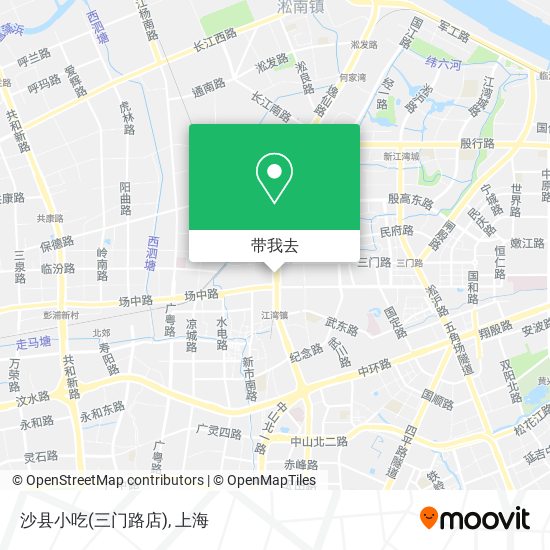 沙县小吃(三门路店)地图