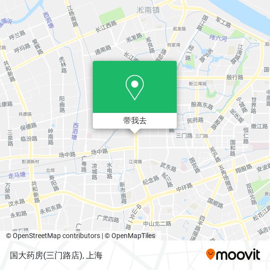 国大药房(三门路店)地图