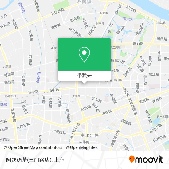 阿姨奶茶(三门路店)地图