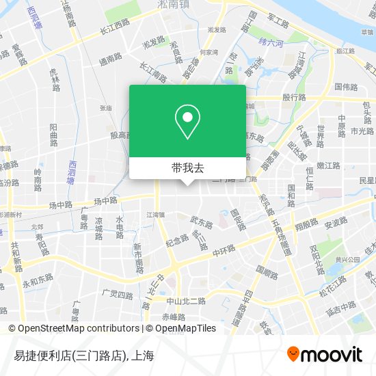 易捷便利店(三门路店)地图