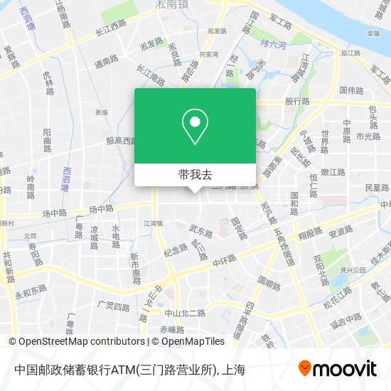 中国邮政储蓄银行ATM(三门路营业所)地图