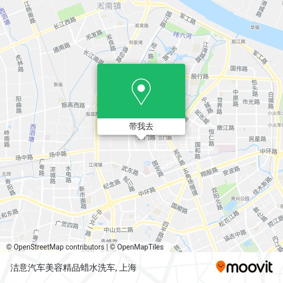 洁意汽车美容精品蜡水洗车地图
