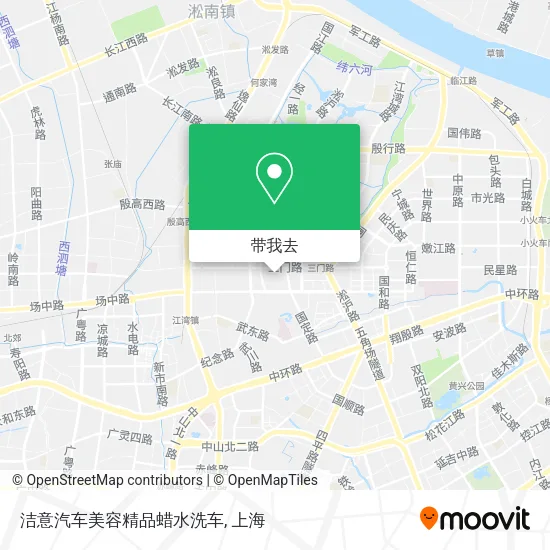 洁意汽车美容精品蜡水洗车地图
