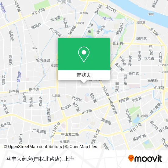 益丰大药房(国权北路店)地图