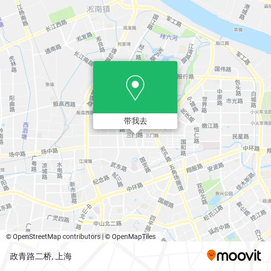 政青路二桥地图