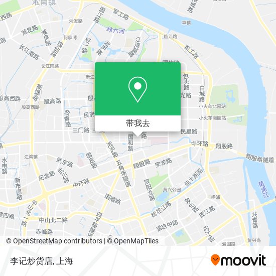 李记炒货店地图