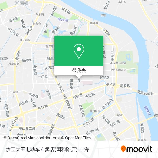 杰宝大王电动车专卖店(国和路店)地图