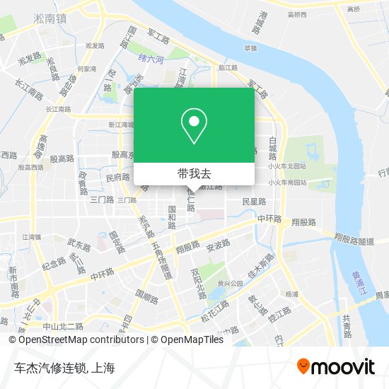 车杰汽修连锁地图