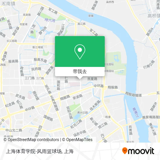 上海体育学院-风雨篮球场地图