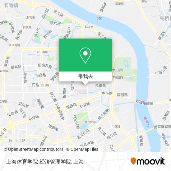上海体育学院-经济管理学院地图