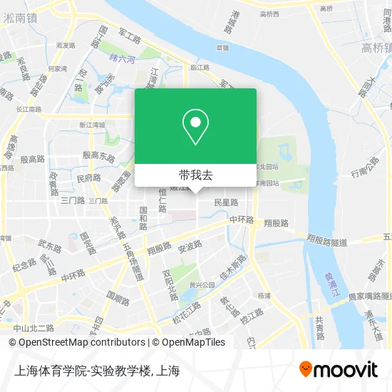 上海体育学院-实验教学楼地图