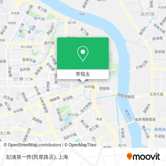 彭浦第一炸(民星路店)地图