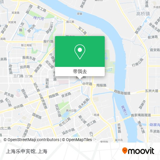 上海乐申宾馆地图