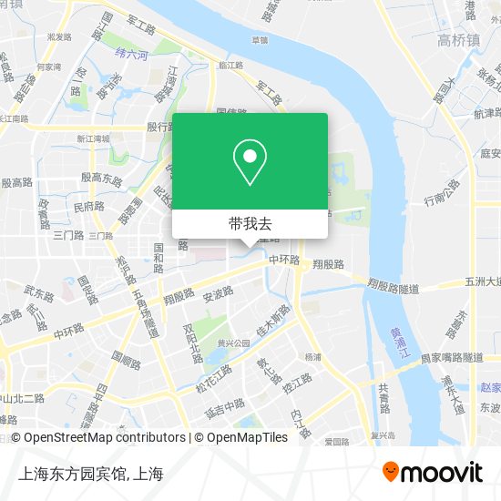 上海东方园宾馆地图