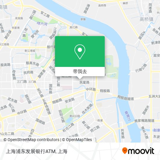 上海浦东发展银行ATM地图