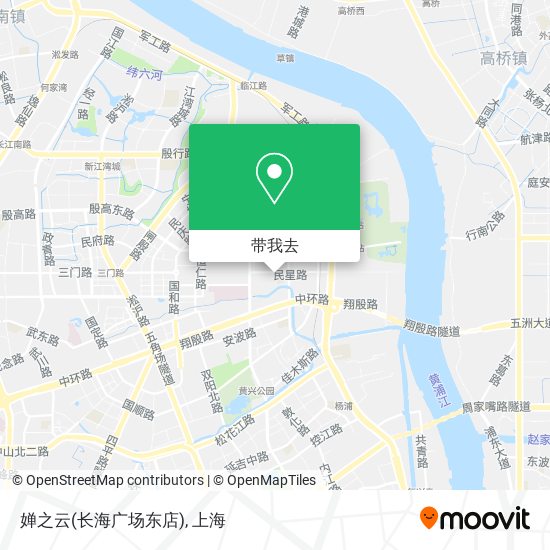 婵之云(长海广场东店)地图