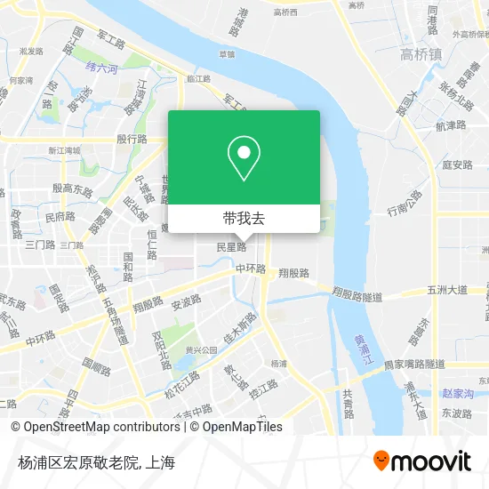 杨浦区宏原敬老院地图