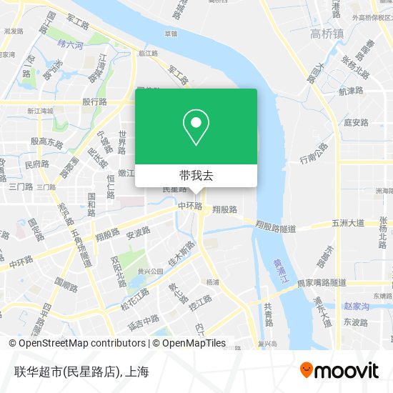 联华超市(民星路店)地图