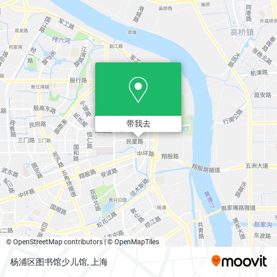 杨浦区图书馆少儿馆地图