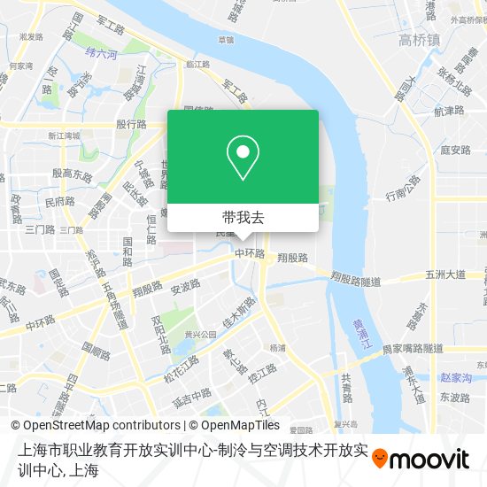 上海市职业教育开放实训中心-制泠与空调技术开放实训中心地图