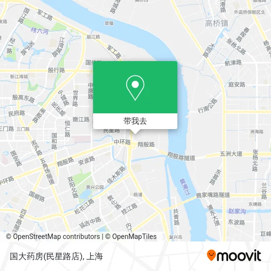 国大药房(民星路店)地图