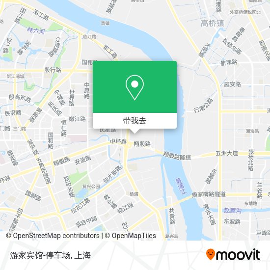 游家宾馆-停车场地图