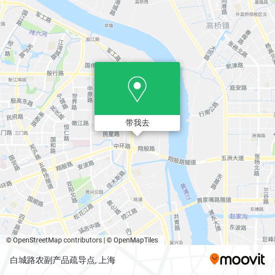 白城路农副产品疏导点地图