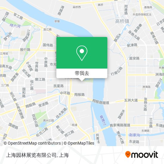 上海园林展览有限公司地图