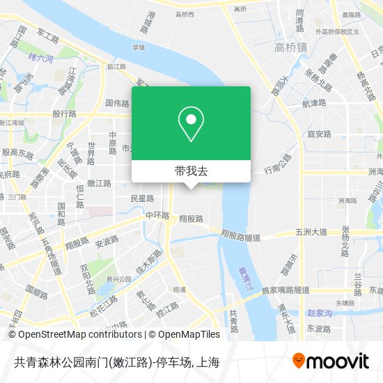 共青森林公园南门(嫩江路)-停车场地图