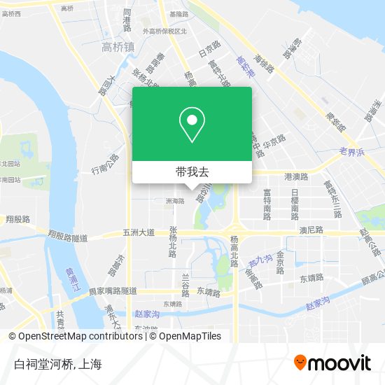 白祠堂河桥地图