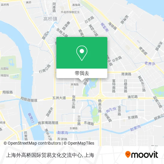 上海外高桥国际贸易文化交流中心地图