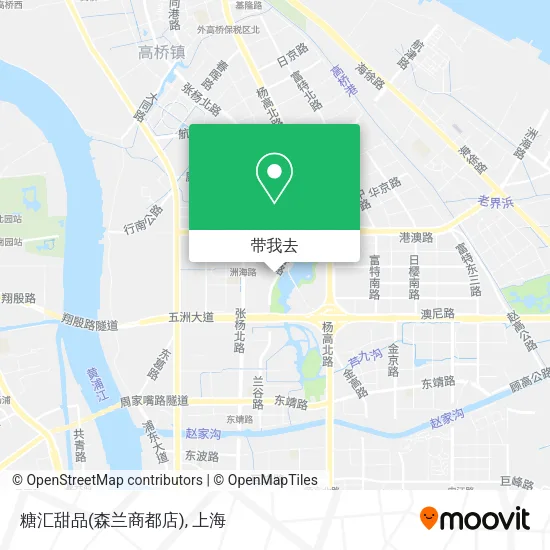 糖汇甜品(森兰商都店)地图