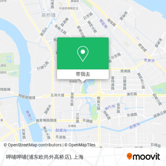 呷哺呷哺(浦东欧尚外高桥店)地图