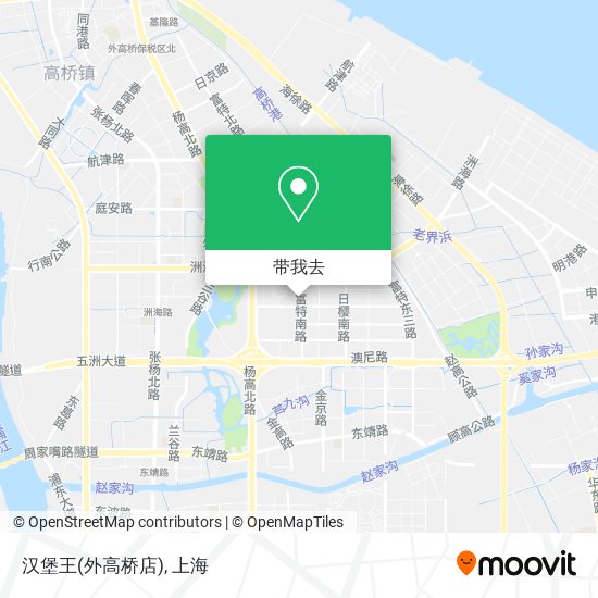 汉堡王(外高桥店)地图